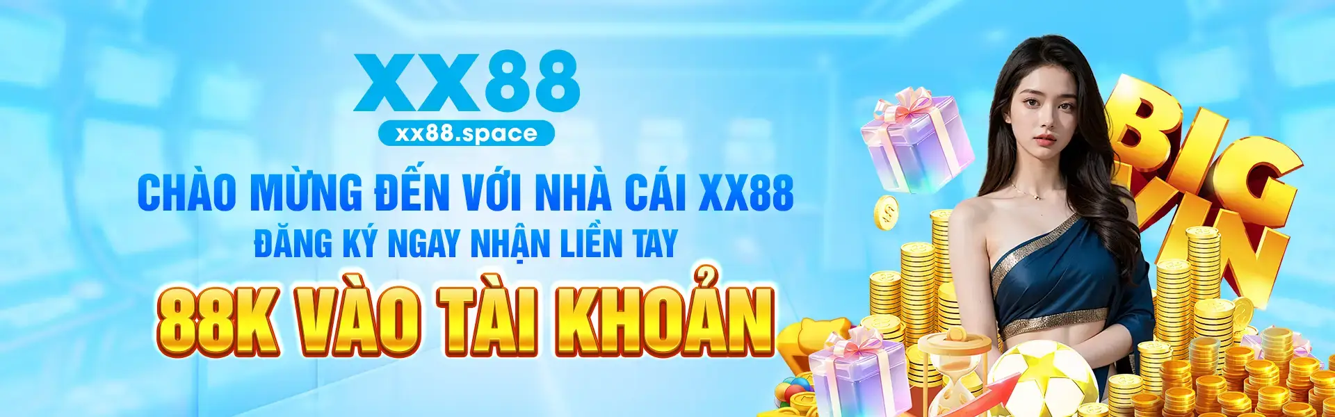 Nhà cái Xx88vip com khuyến mãi đăng ký tài khoản nhận +88k